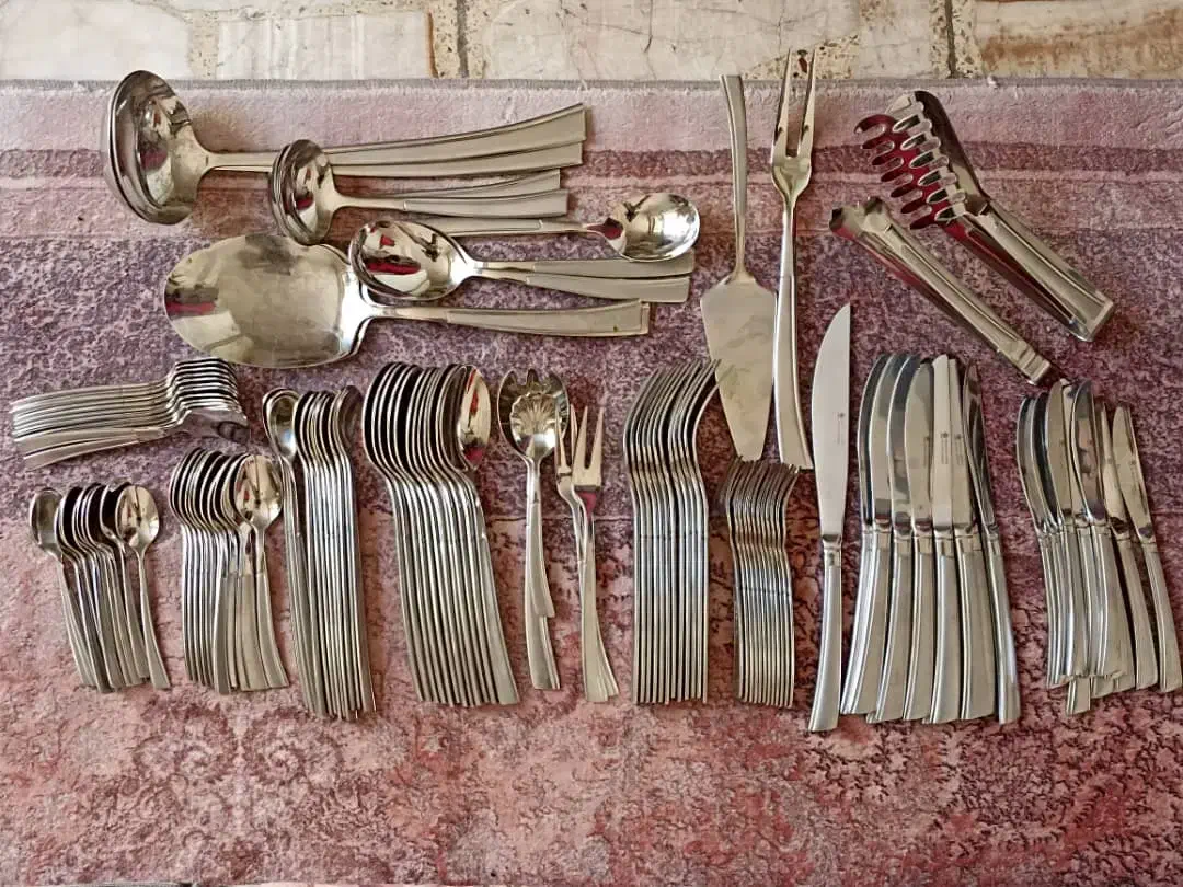 قاشق چنگال اصل المانی|ظروف سرو و پذیرایی|اصفهان, لیمجیر|دیوار