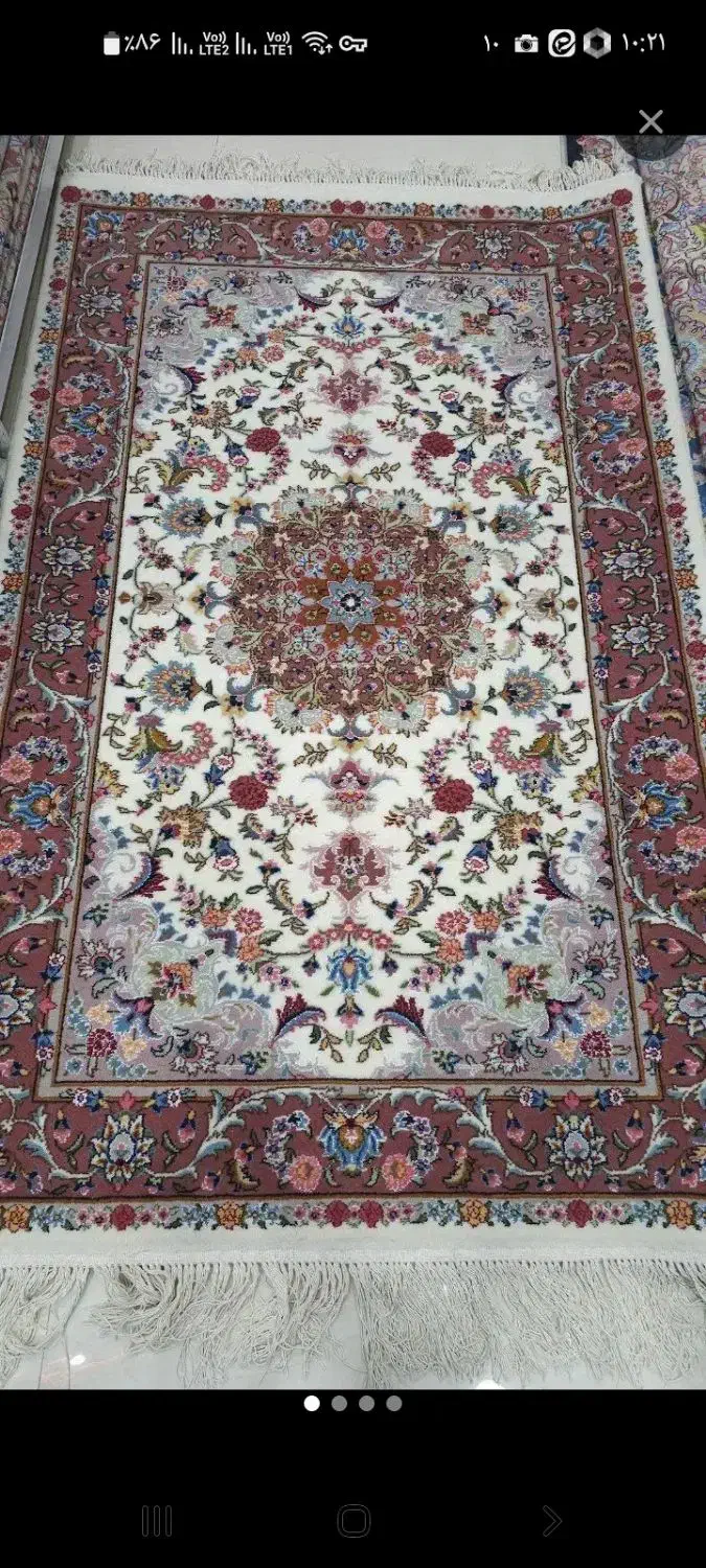 قالیچه دستبافت طرح تبریز|فرش|فرح دشت, |دیوار