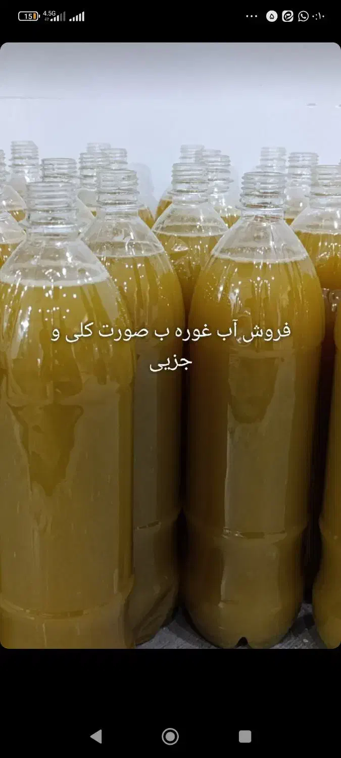 فروش آبغوره خالص و دستی و طبیعی و تمیز|خوردنی و آشامیدنی|طسوج, |دیوار