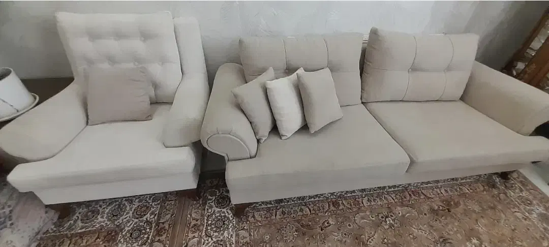 یک دست مبل ۹نفره|مبلمان خانگی و میز عسلی|مشهد, شهرک ابوذر|دیوار