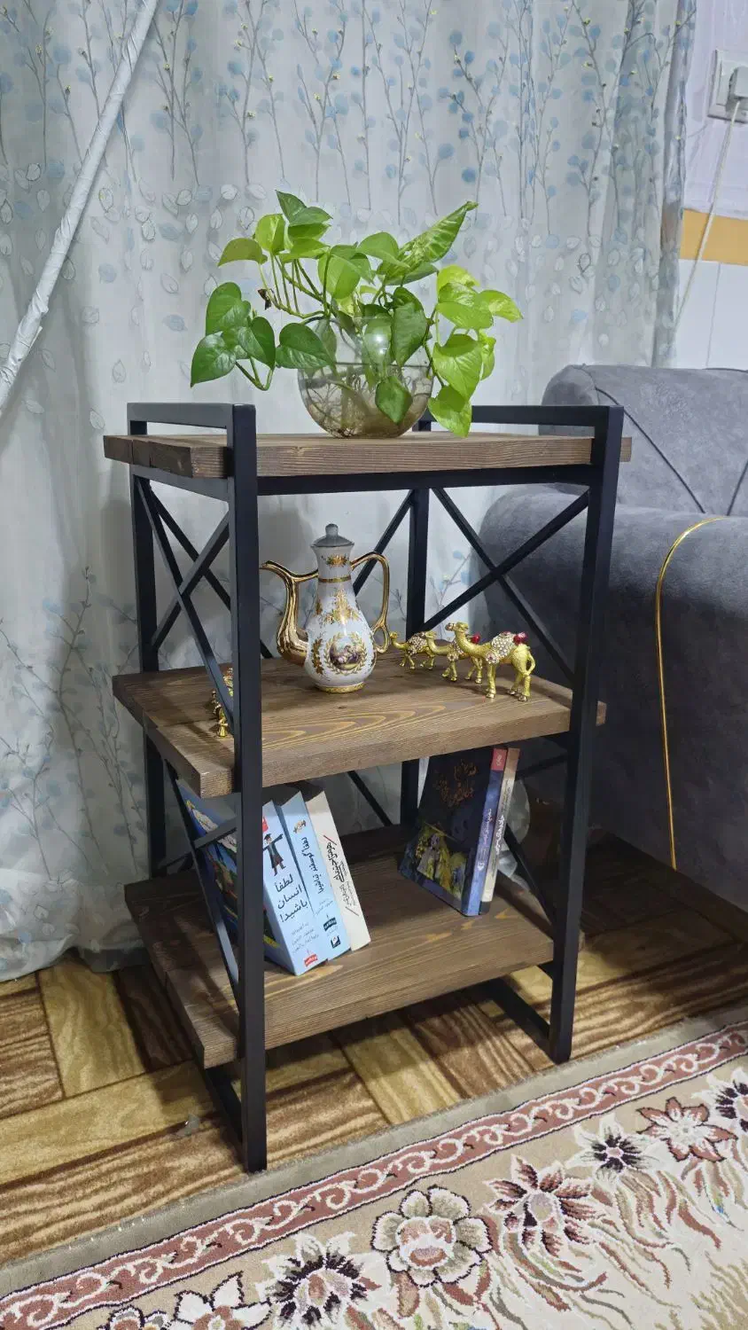 شلف و میز کنار مبلی|کتابخانه، شلف، قفسه‌های دیواری|دزفول, |دیوار