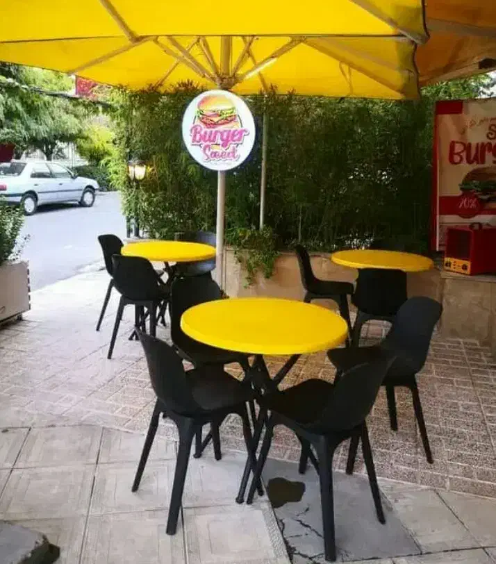 میز و صندلی ناهار خوری فایبرگلاس پایه پلیمریA|میز و صندلی غذاخوری|تهران, تهرانسر مرکزی|دیوار