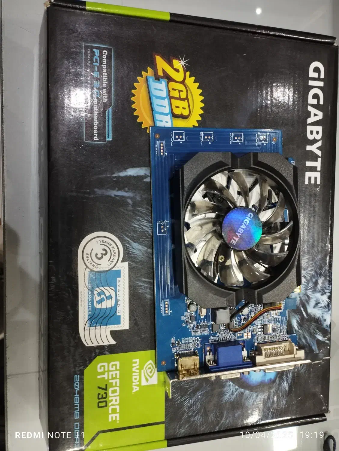 گرافیک gt730 gigabyte|قطعات و لوازم جانبی رایانه|فردوس (خراسان), |دیوار