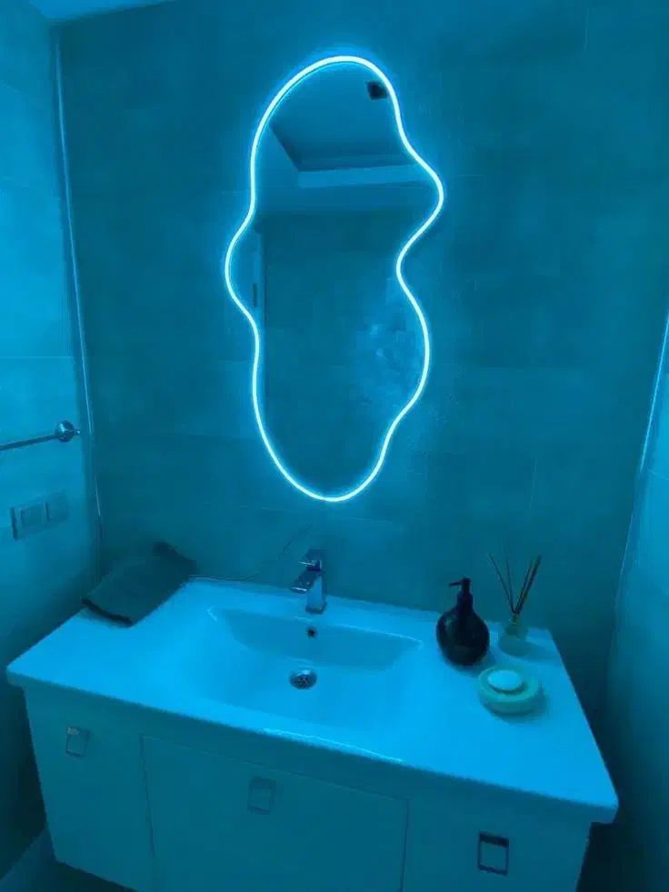 آینه قدی تاچ لمسی نئون بک لایت|آینه|مشهد, نوید|دیوار