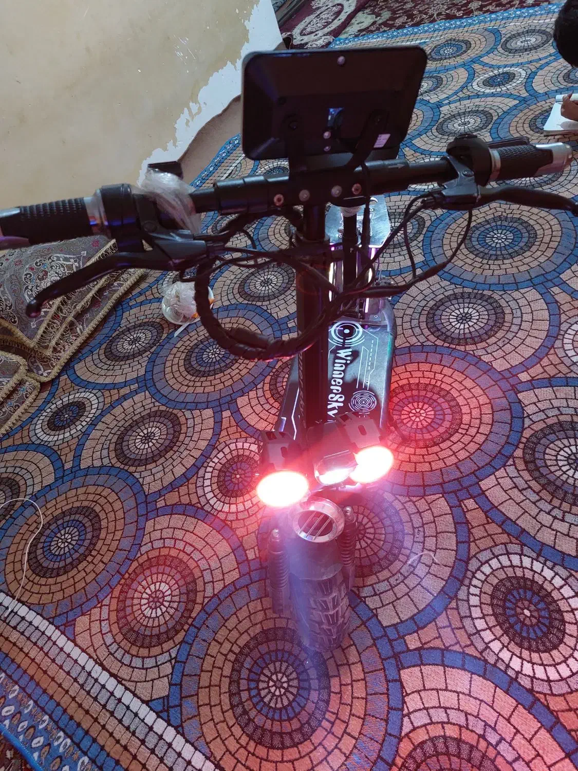 اسکوتر برقی  مانیتور دار|دوچرخه، اسکیت، اسکوتر|فاریاب, |دیوار