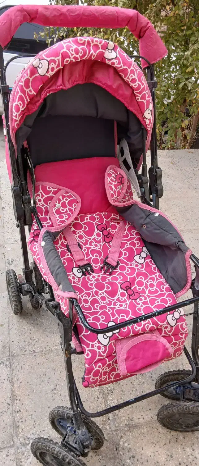 کالسکه صورتی|کالسکه و لوازم جانبی|کازرون, |دیوار