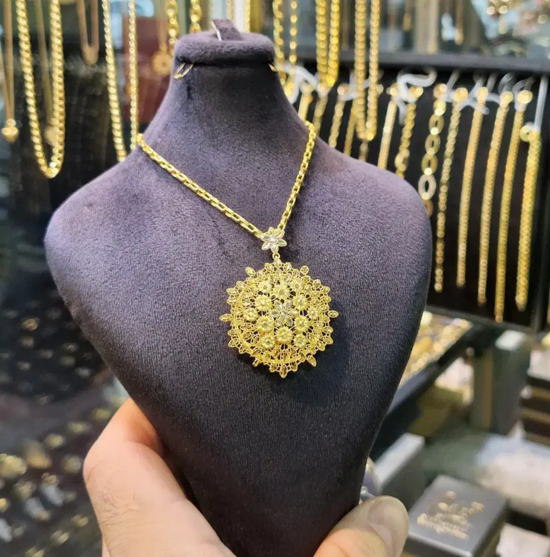 زنجیر دیپلومات با پلاک خورشید بدون اجرت فقط ۶ درصد|جواهرات|رشت, فلسطین|دیوار