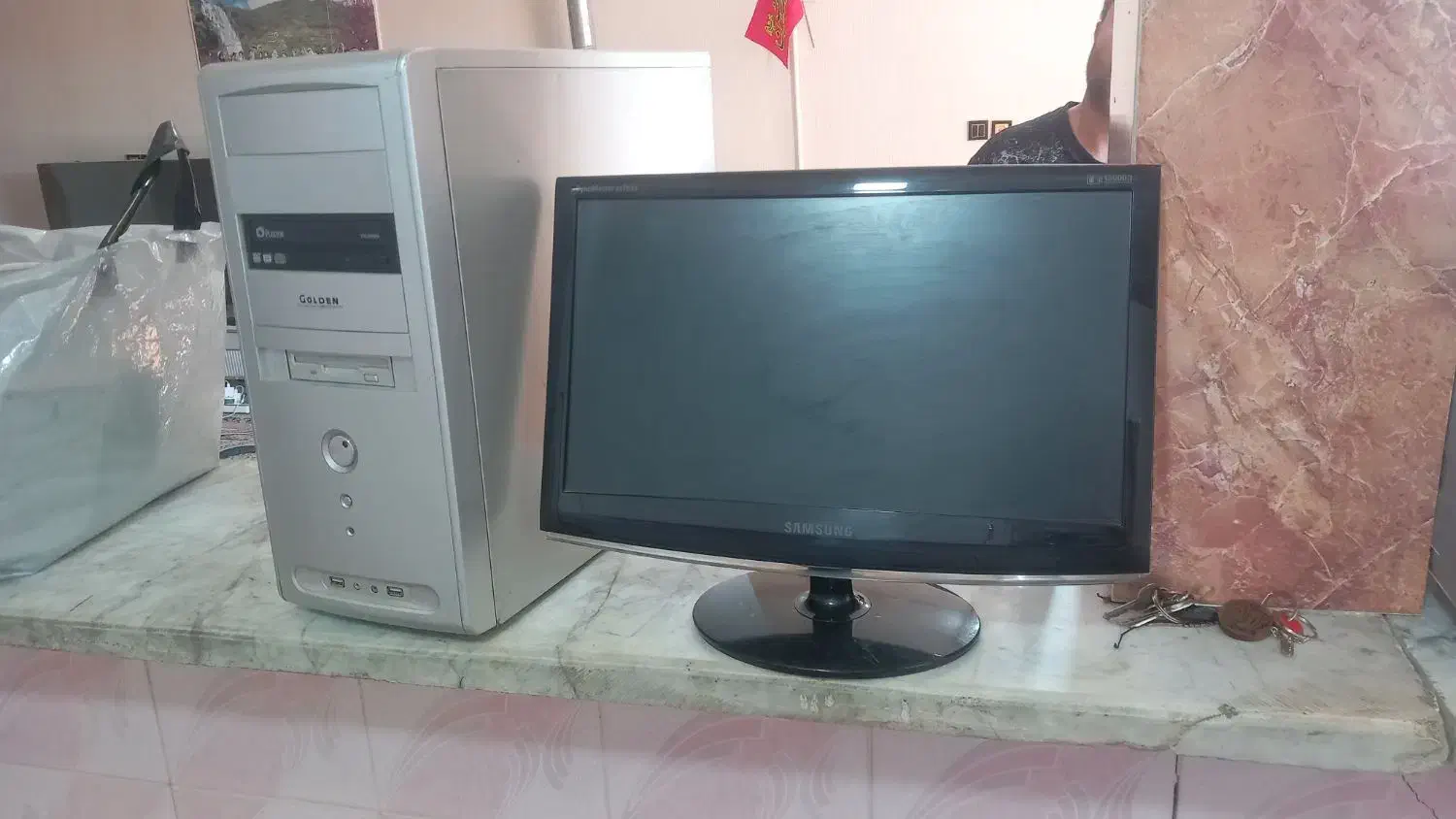 کامپیوتر وکیسو مانیتور وکیبورد سالم وقابل استفاده|رایانه رومیزی|کرج, آق تپه|دیوار