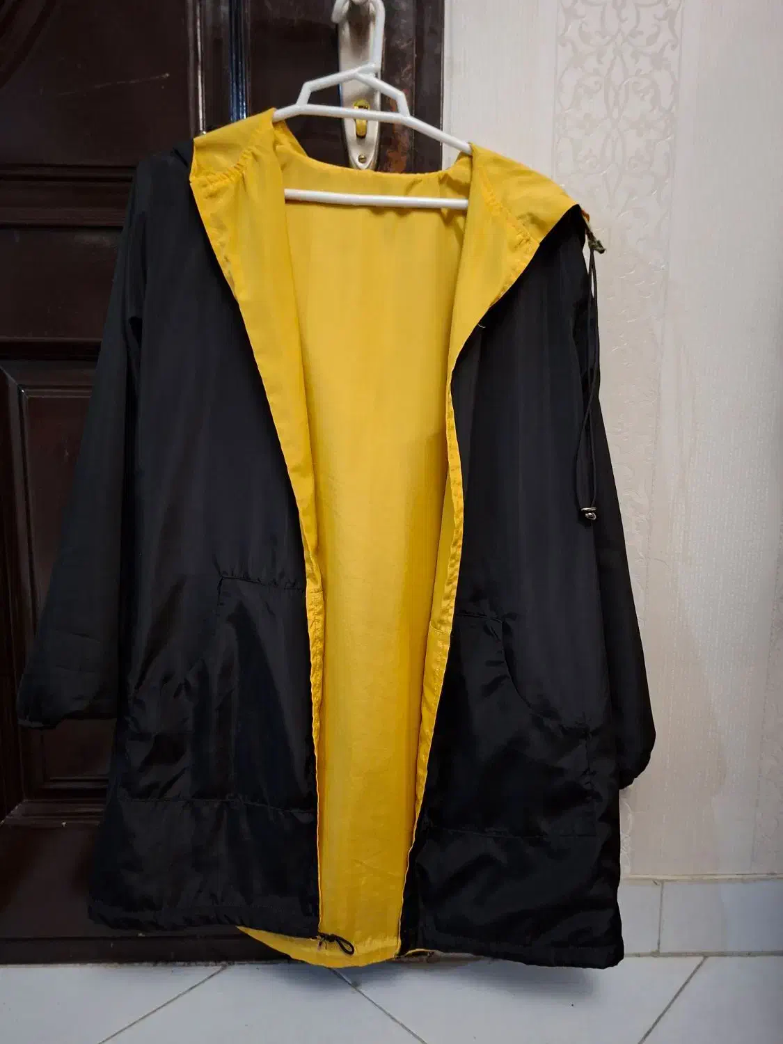 بارانی دو رویه تمیز و در حد نو|لباس|تبریز, |دیوار