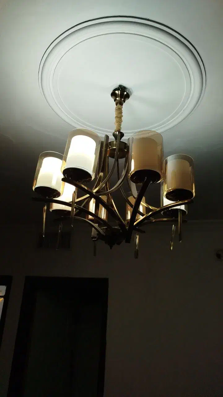 ۳ عدد لوستر بدون هیچ ایرادی ۸ میلیون تومان|لوستر و چراغ آویز|شریفآباد, |دیوار