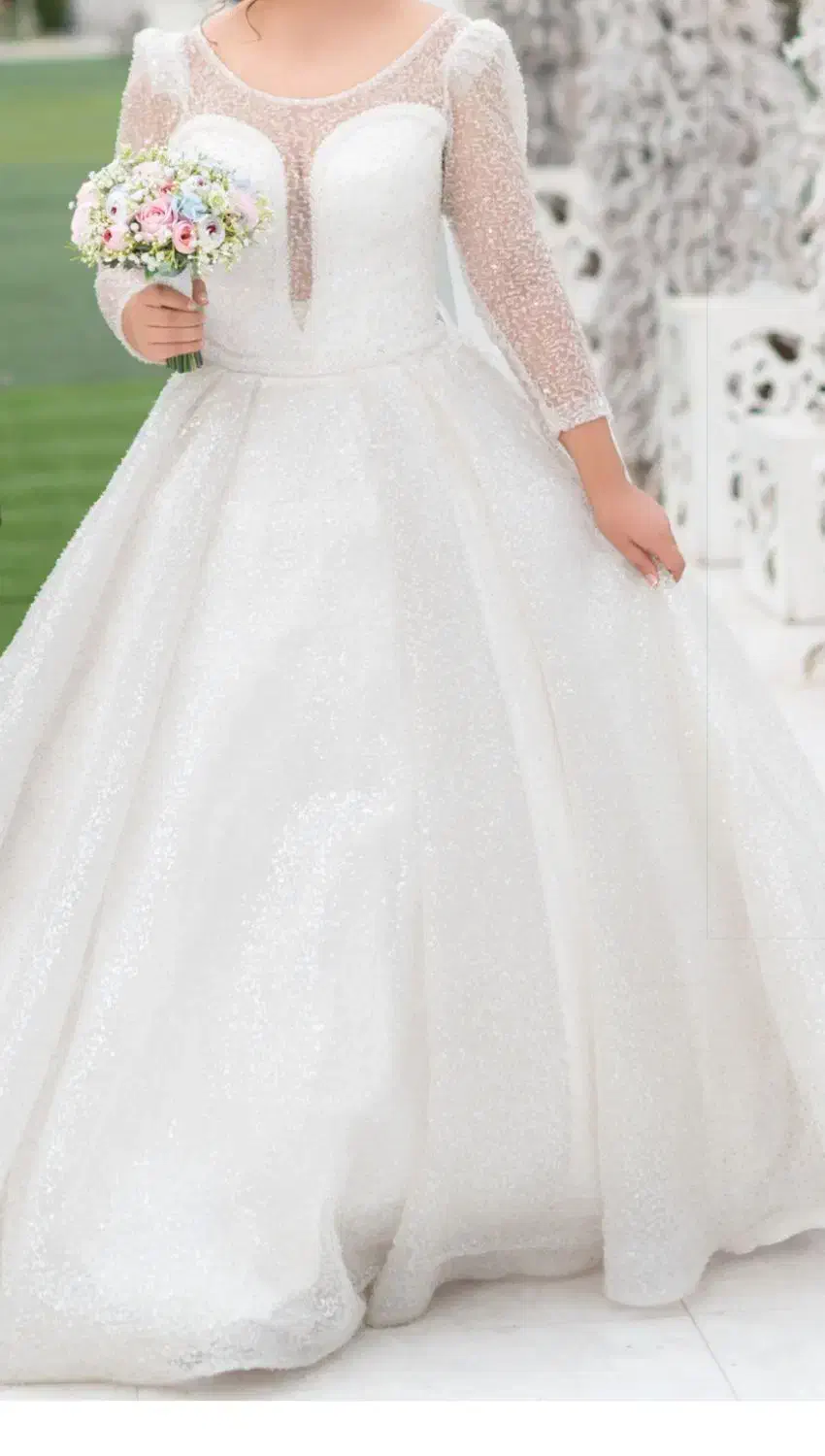 لباس عروس شیک و طراحی شده|لباس|لامرد, |دیوار