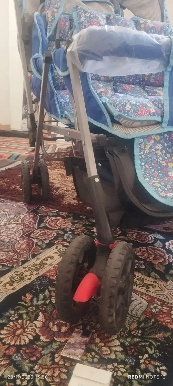 کالسکه دوقلوی بچه|کالسکه و لوازم جانبی|زرندیه, |دیوار