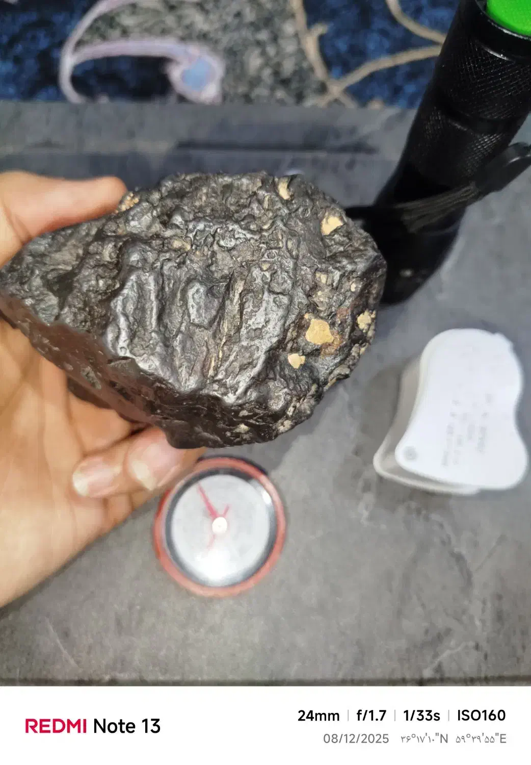 شهاب سنگ کربنی با سختی و چگالی بالا (سکه قدیمی)|کلکسیون سکه، تمبر، اسکناس|مشهد, ایثار|دیوار