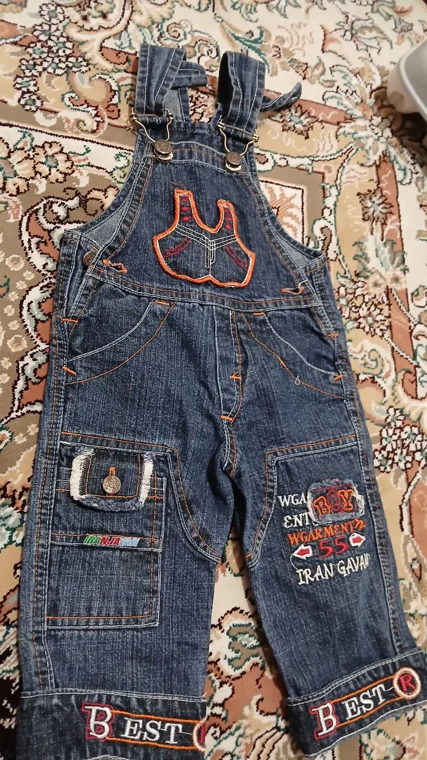 لباس سرهمی جین|کفش و لباس بچه|بابل, |دیوار