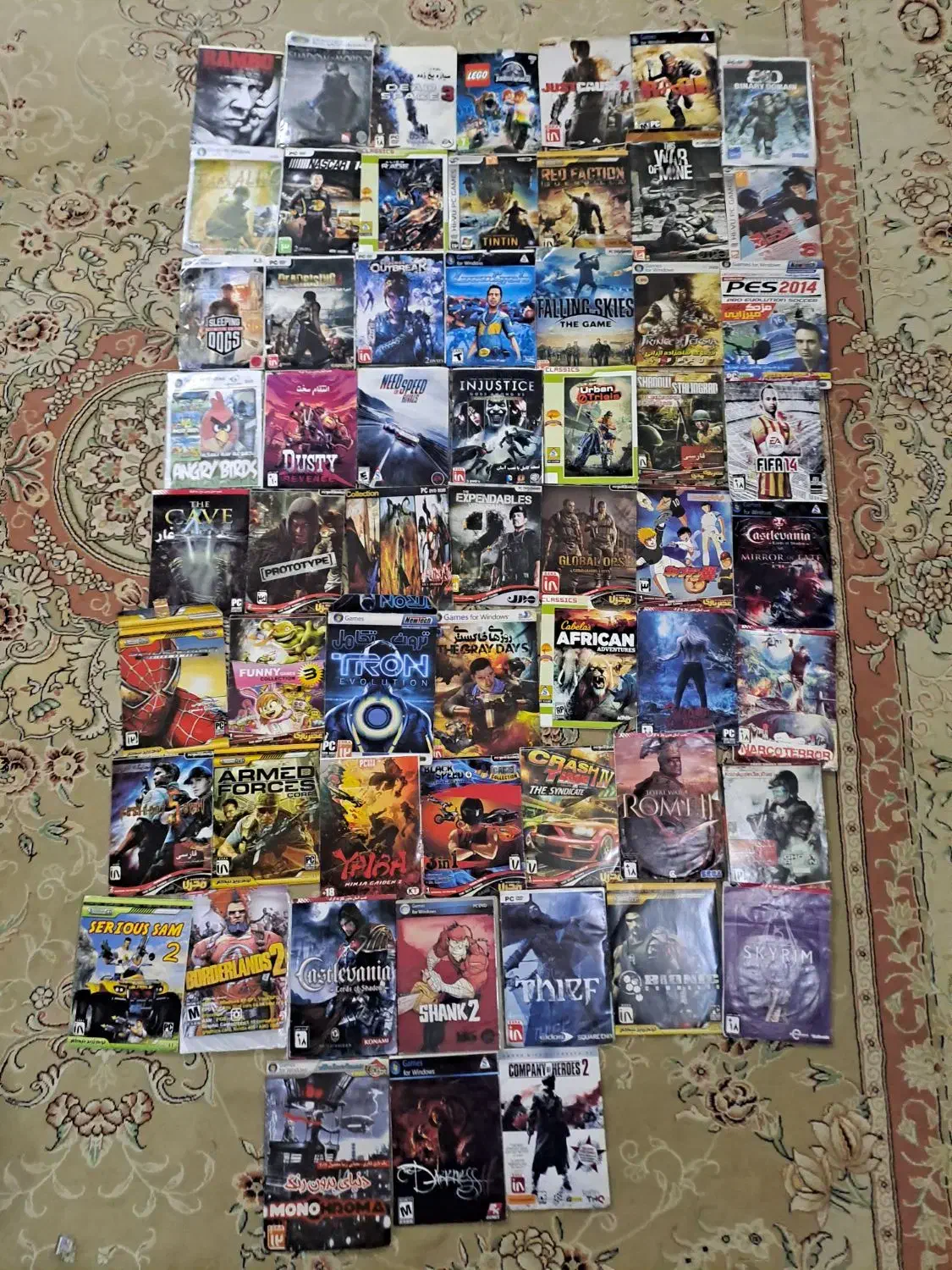 انواع بازی کامپیوتر ۶۰ عدد - بازی pc|کنسول، بازی ویدئویی و آنلاین|مشهد, تربیت (صدف)|دیوار