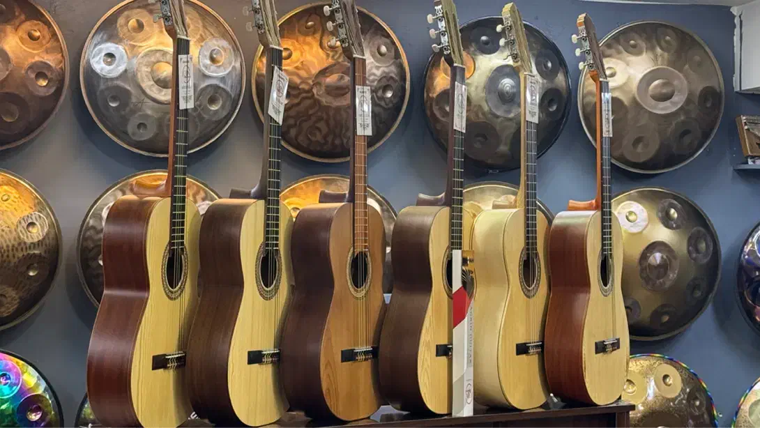 گیتار آگرین با دوسال گارانتی|گیتار، بیس، امپلیفایر|اصفهان, درب کوشک|دیوار