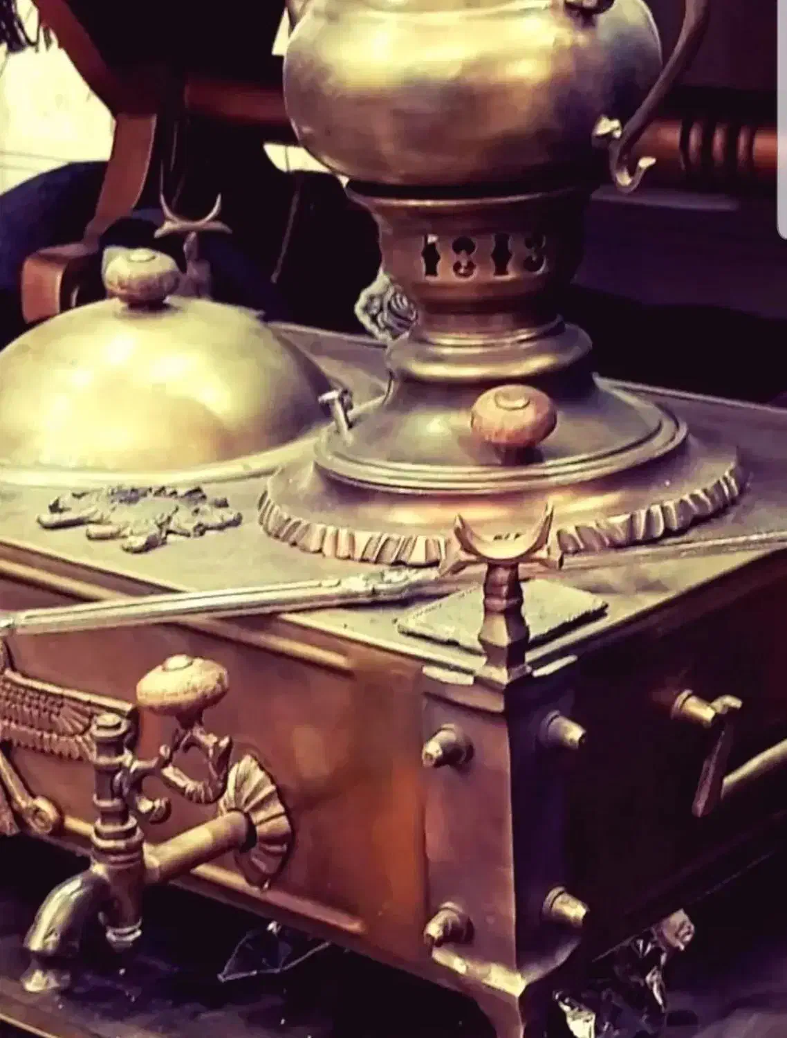 مجموعه منقل سماوری و قوری|کلکسیون اشیاء عتیقه|کرمانشاه, |دیوار