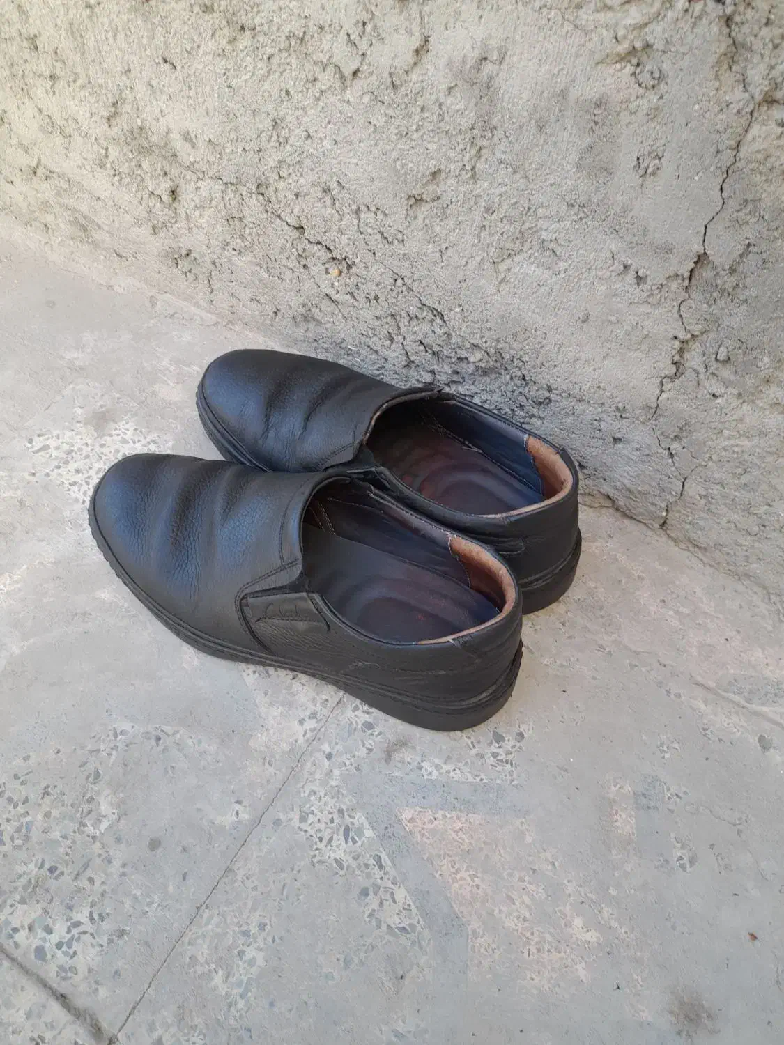 کفش چرم اصل اصل سایز ۴۱|کیف، کفش، کمربند|سیرجان, |دیوار