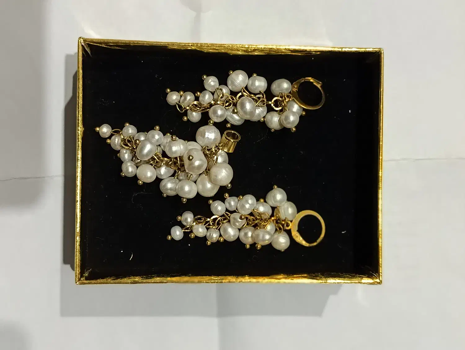 نیم ست انگوری مروارید طبیعی کادویی|بدلیجات|تهران, قصر فیروزه ۱|دیوار