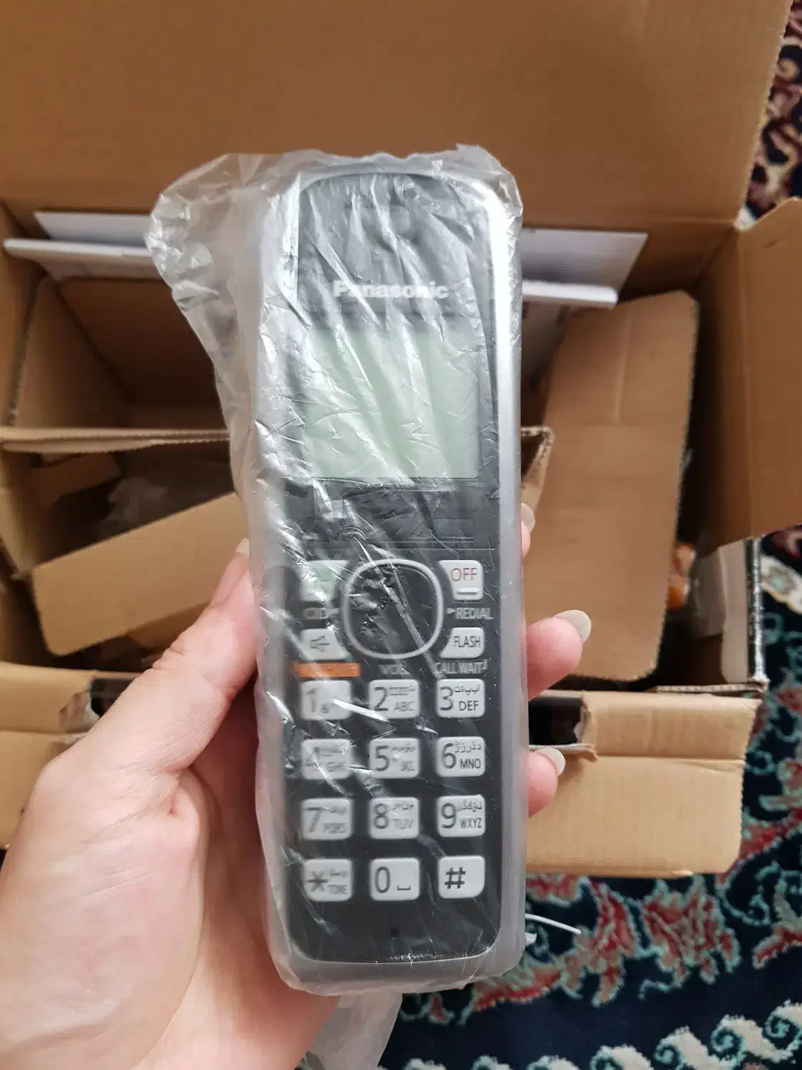 گوشی تلفن پاناسونیک اصلی دو گوشی|تلفن رومیزی|تهران, هفت چنار|دیوار