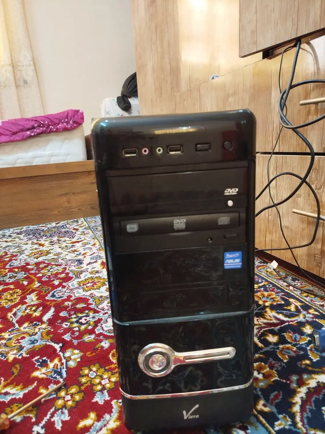 کامیپوتر asus همراه با مانیتور و مخلفات|رایانه رومیزی|نیشابور, شریعتی|دیوار
