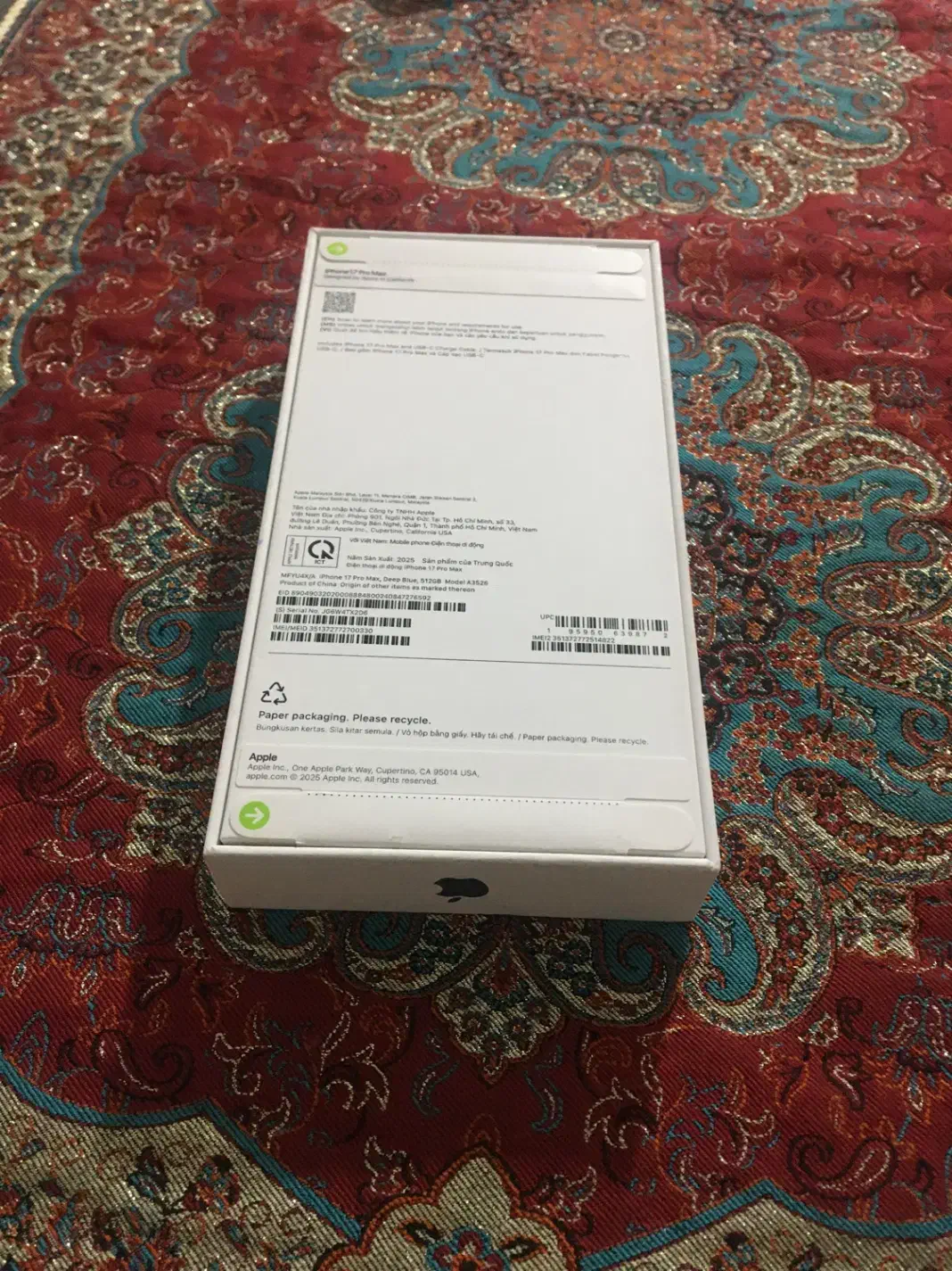 IPHONE 17 PRO MAX 512 LLA|موبایل|تهران, سازمان برنامه جنوبی|دیوار