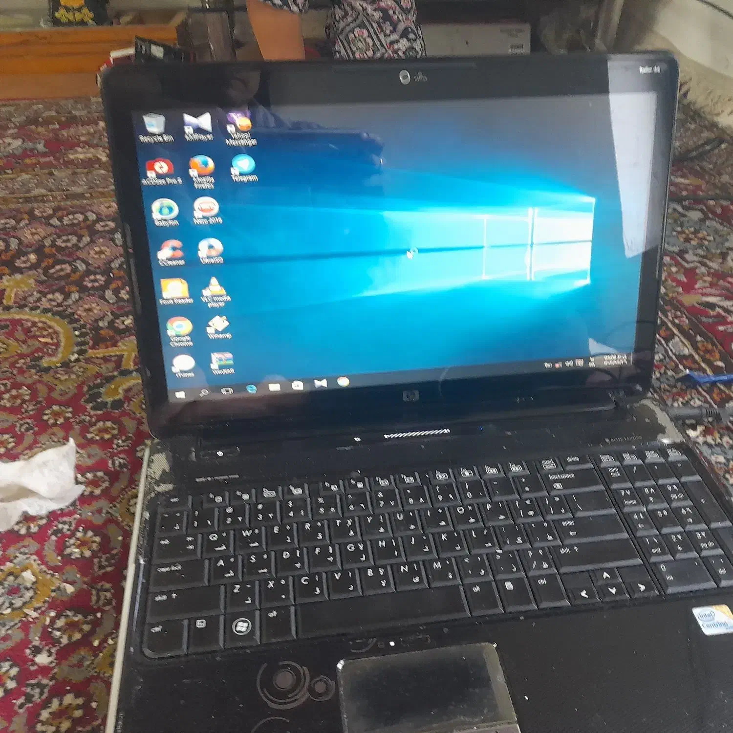 لبتاپ hpبدون باطری|رایانه همراه|زنجان, |دیوار