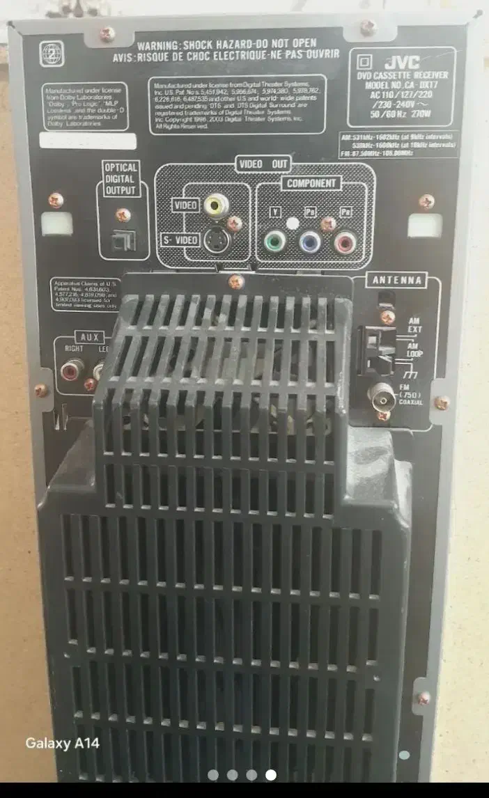 رادیو ضبط دی وی دی خور 5 دیسک اصلی|سیستم صوتی خانگی|بروجرد, |دیوار