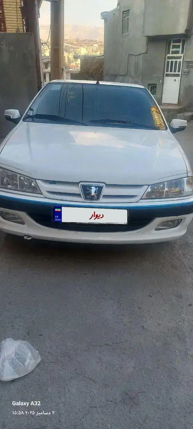 پژو پارس دوگانه کارخانه مدل ۹۳ بدون رنگ|خودرو سواری و وانت|جوانرود, |دیوار