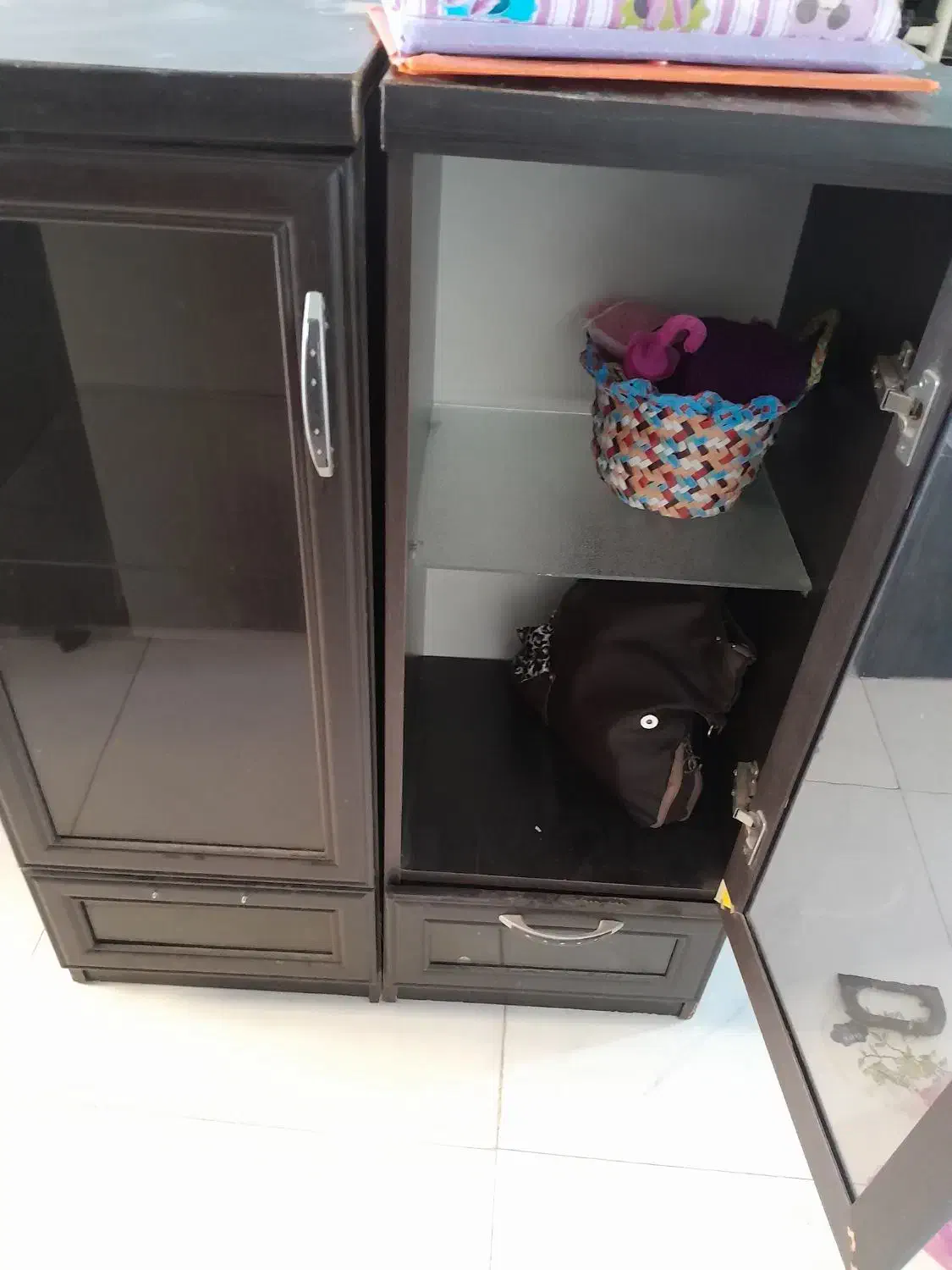 کمد mdf سالم|کتابخانه، شلف، قفسههای دیواری|کرج, حیدرآباد|دیوار