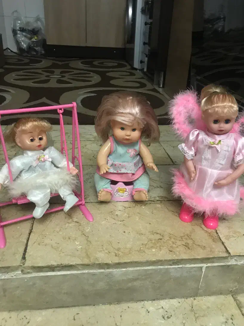 سه عدد عروسک صورتی|اسباببازی|تهران, خواجه نظام الملک|دیوار