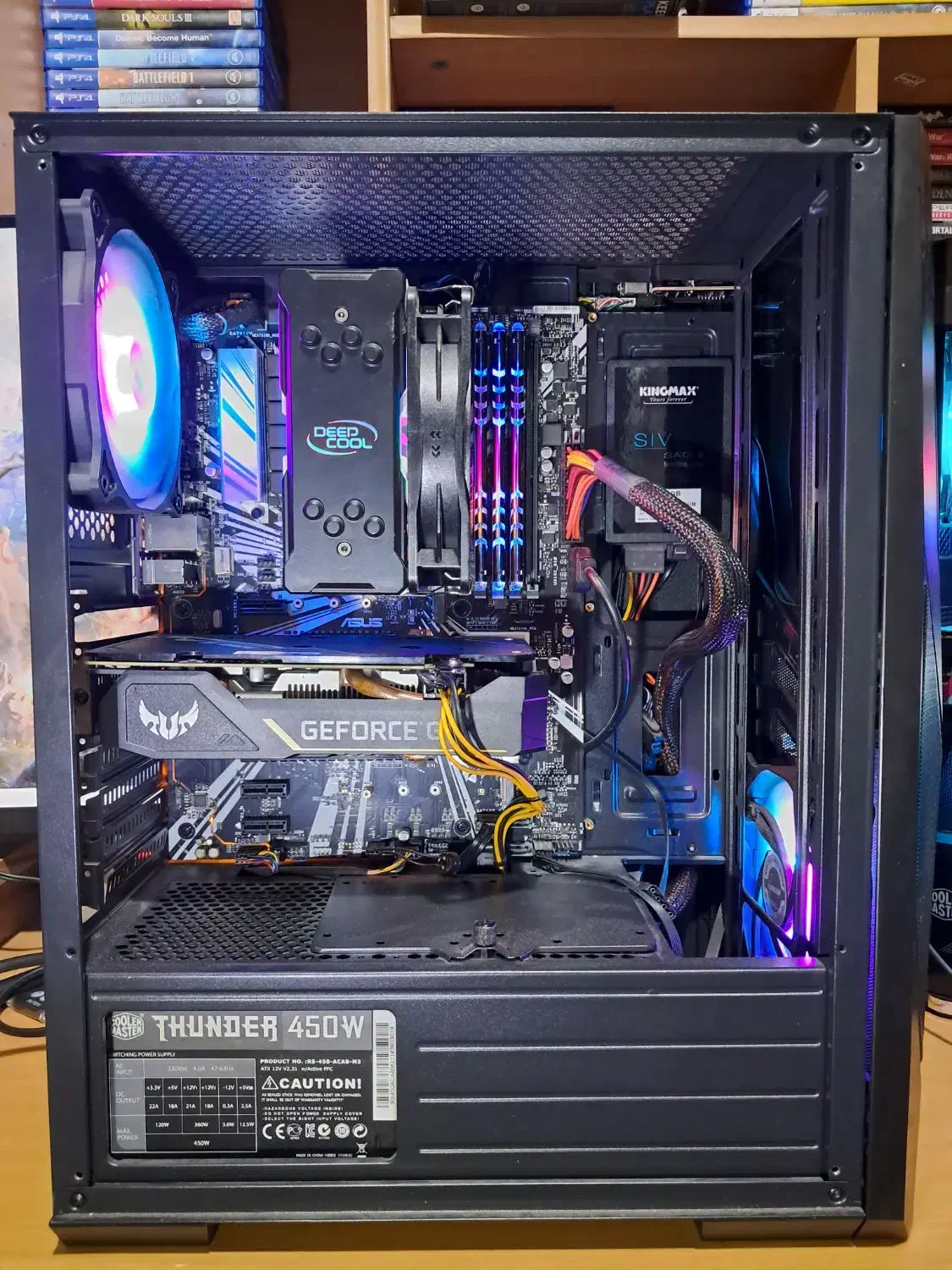 کیس کامل نسل ۹ گیمینگ همراه مانیتور ساسونگ|رایانه رومیزی|بندر انزلی, استادیوم|دیوار