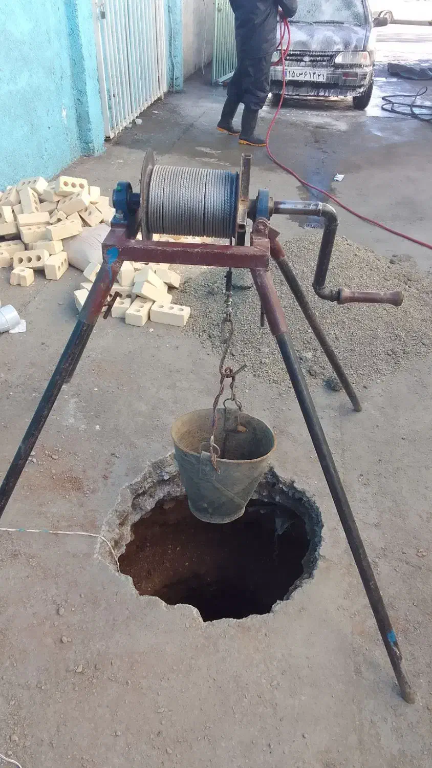 چاه کن مغنی مقنی|خدمات پیشه و مهارت|چناران, |دیوار