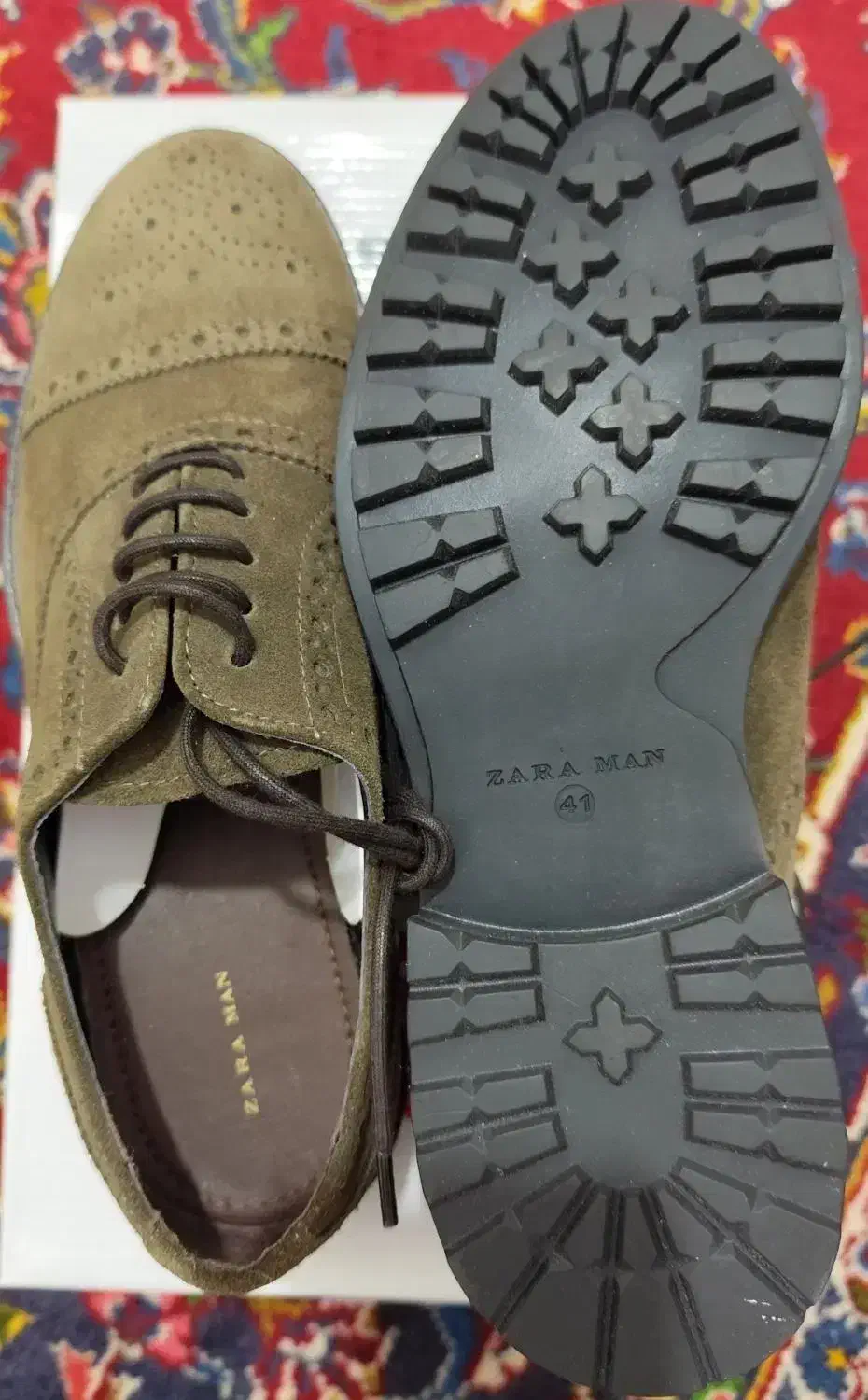 کفش چرمی اصلی زارا (Zara)|کیف، کفش، کمربند|قم, انسجام|دیوار