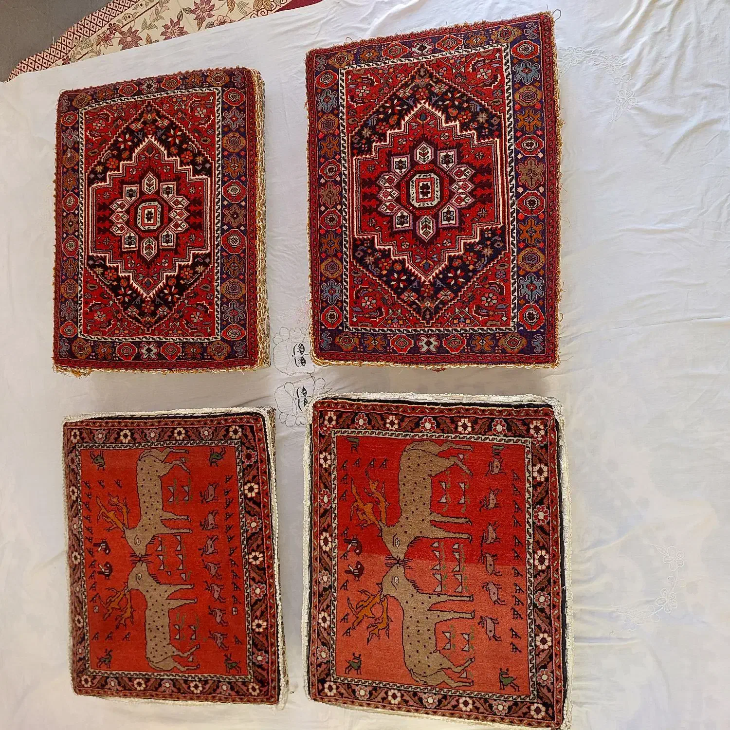 قالیچه و گلیم و پشتی دستبافت|گلیم، جاجیم، گبه|رباطکریم, رباطکریم|دیوار