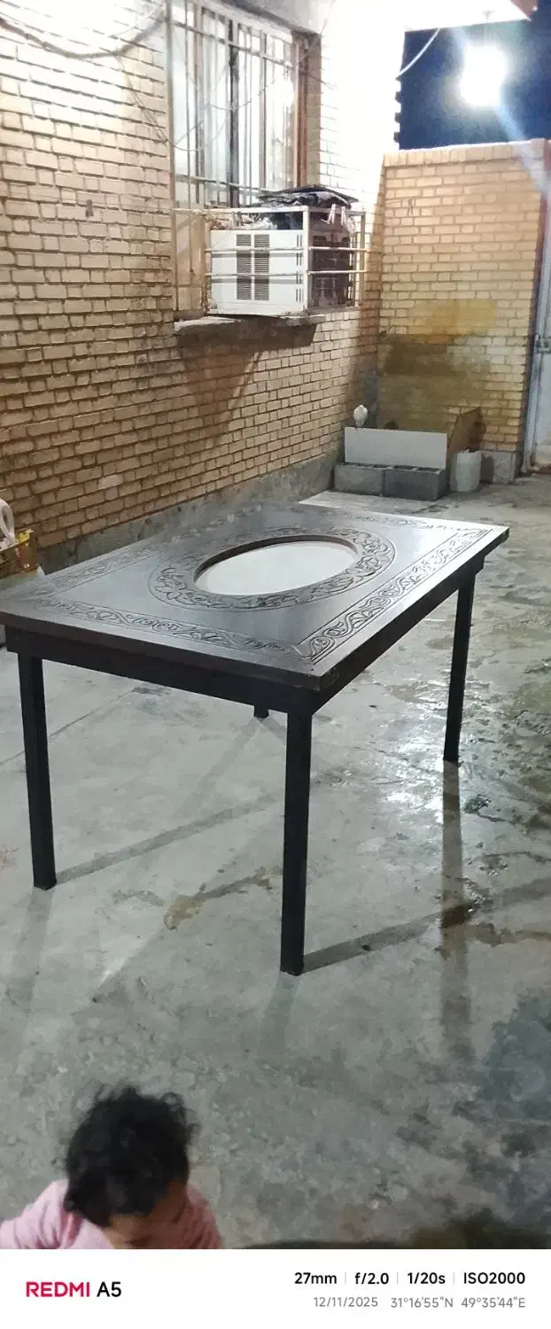 میز نهارخوری سالم بزرگ|میز و صندلی غذاخوری|رامهرمز, |دیوار