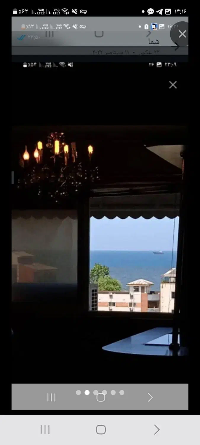 اجاره ۷۵ متر یه خوابه با ویوو ابدی دریا|اجارهٔ آپارتمان|بندر انزلی, معلم|دیوار