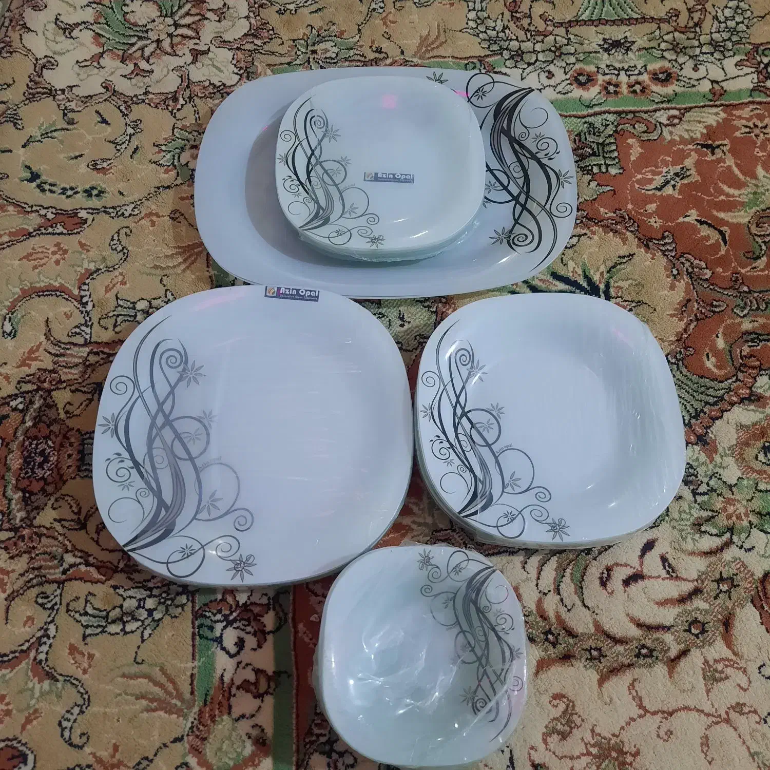 سرویس ۲۵ پارچه اوپال نو،آکبند|ظروف سرو و پذیرایی|کرمانشاه, |دیوار