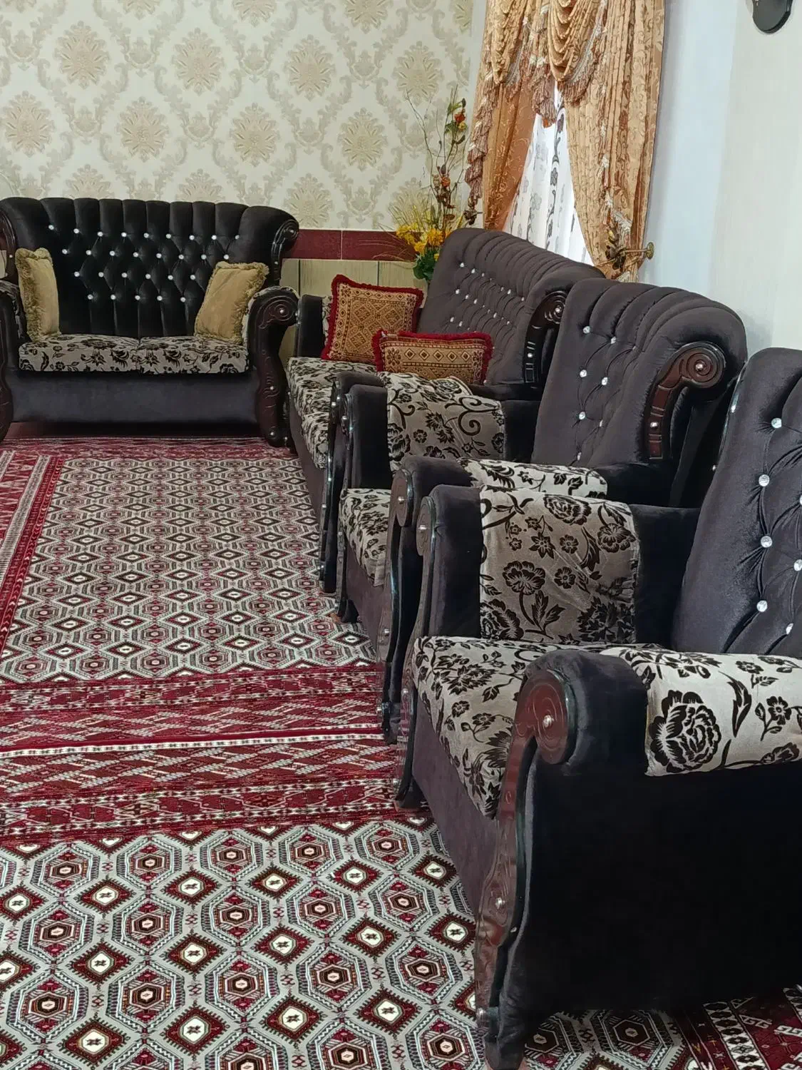 مبل 7 نفره زیبا|مبلمان خانگی و میز عسلی|آق قلا, |دیوار