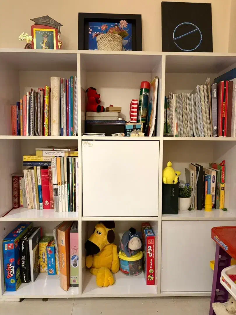 کتابخانه|کتابخانه، شلف، قفسه‌های دیواری|اهواز, گلستان|دیوار
