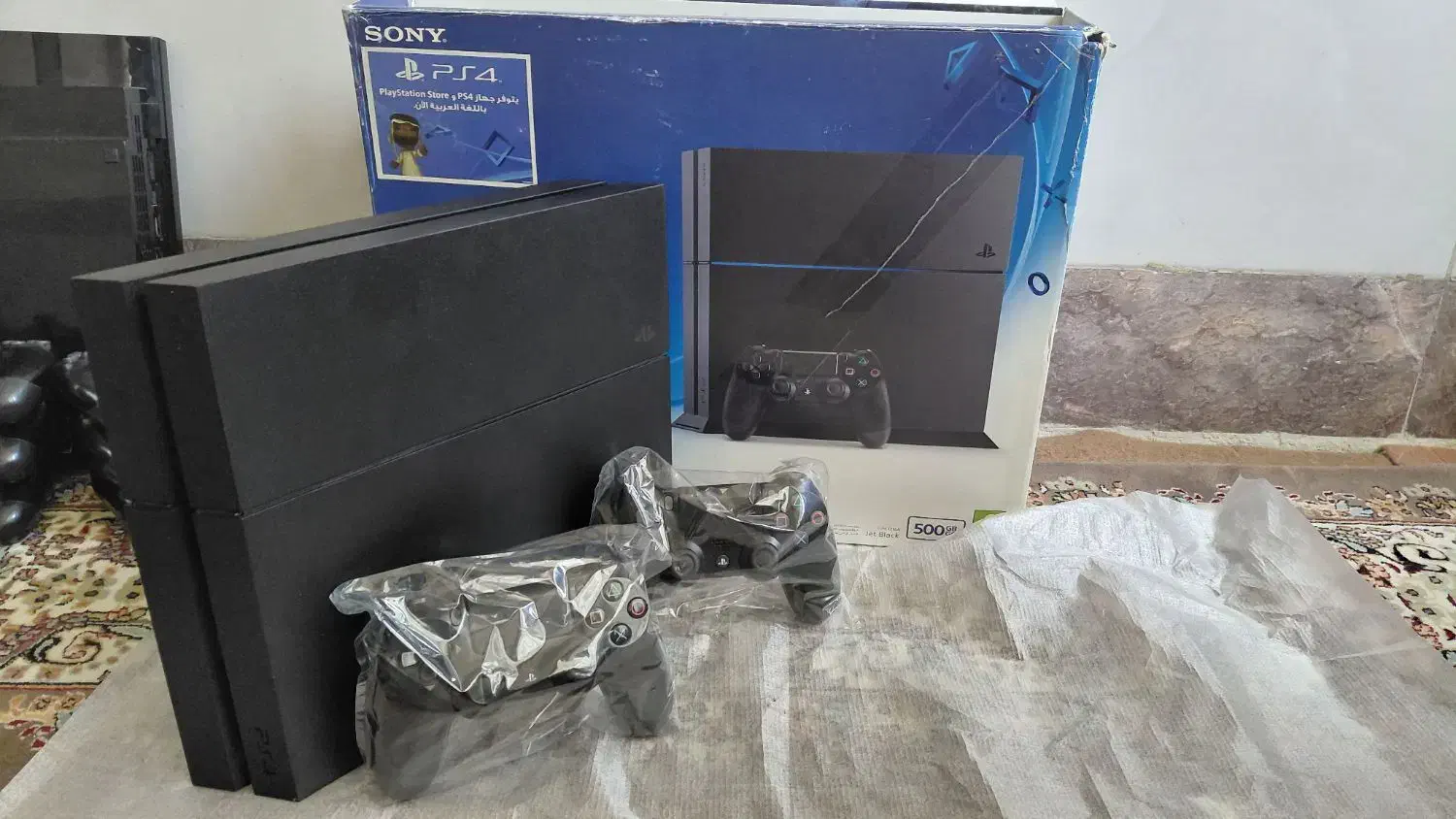 پلی استیشن۴ سونی۴ ps4 دو دسته کپی خور در حد اک|کنسول، بازی ویدئویی و آنلاین|قم, شاه سید علی|دیوار