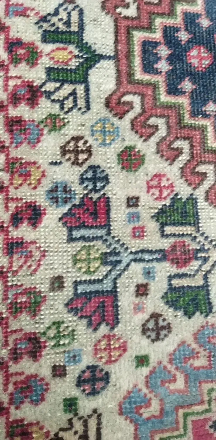 قالیچه فرش دستباف پشمی|فرش|اصفهان, نقش جهان|دیوار