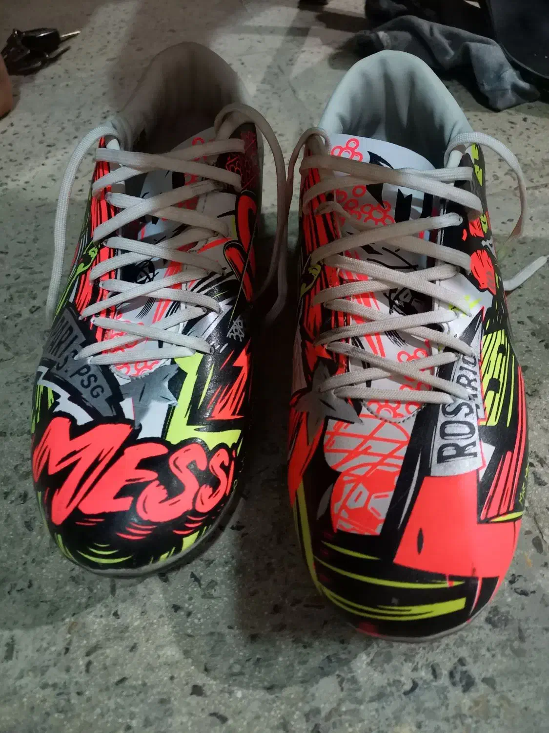 کفش استوک مدل ادیداس طرح مسی سایز ۴۴|کیف، کفش، کمربند|هشتگرد, هشتگرد قدیم|دیوار