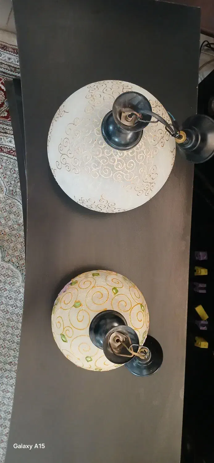 2 عدد لوستر حبابی|لوستر و چراغ آویز|چهاردانگه (تهران), |دیوار