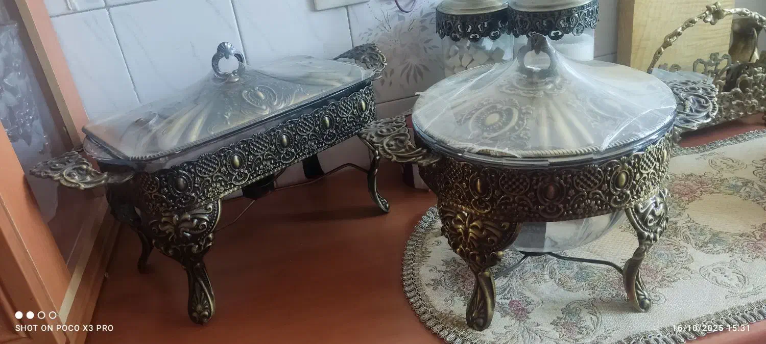 دو عدد سوفله|ظروف سرو و پذیرایی|قم, نخودی|دیوار