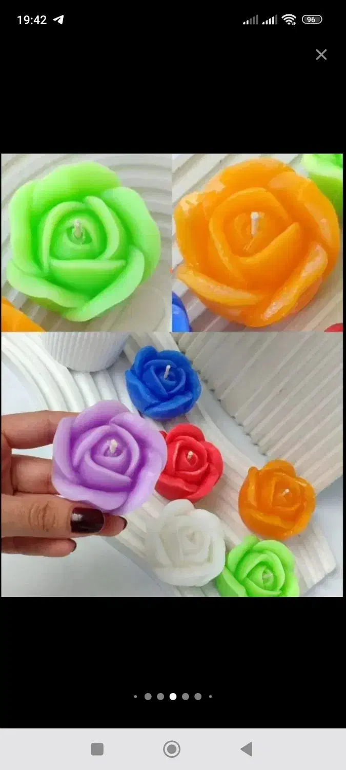 انواع شمع و گیفت دست‌ساز|صنایع دستی و سایر لوازم تزئینی|خوی, |دیوار