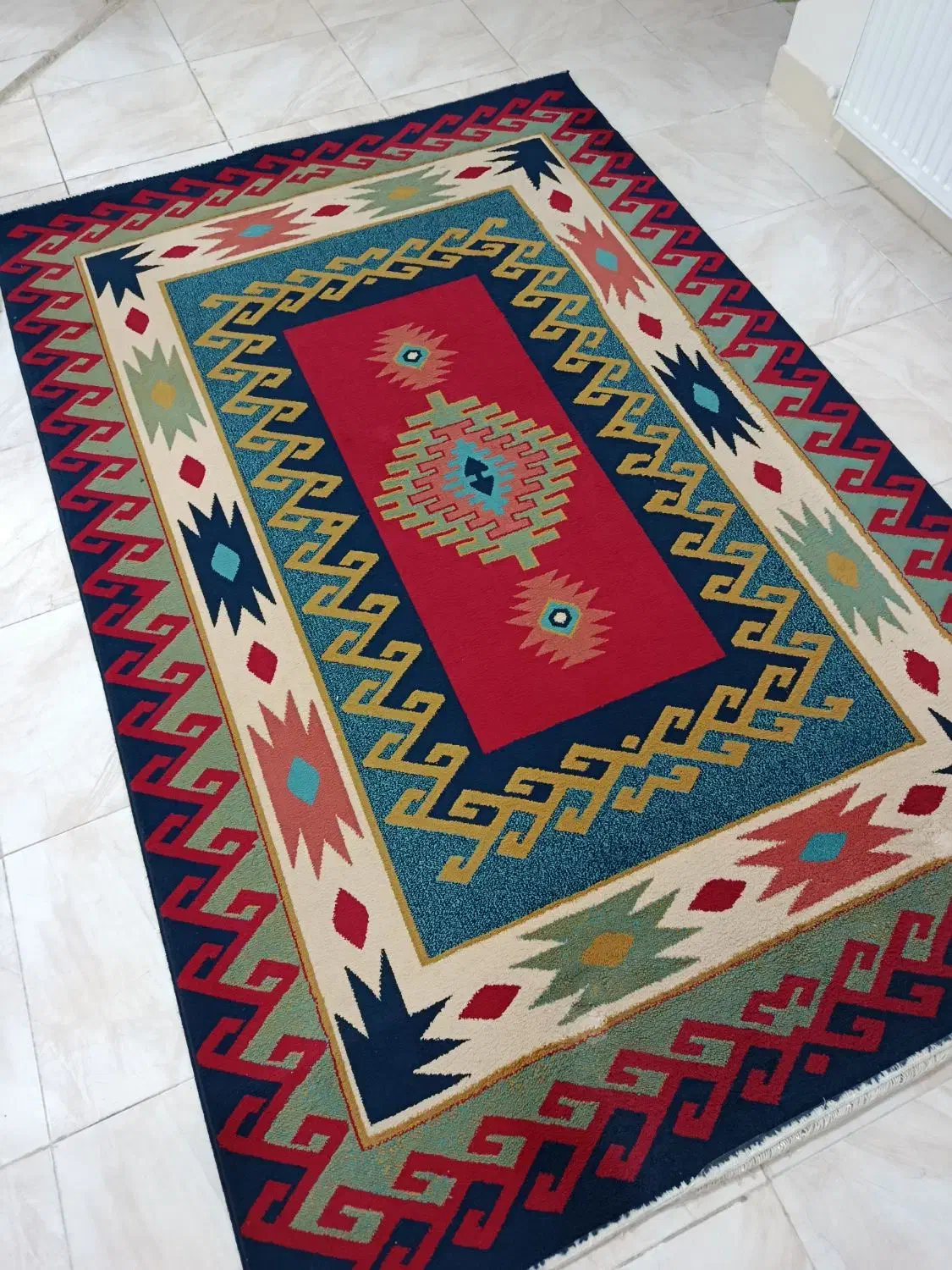 قالیچه نونو|گلیم، جاجیم، گبه|اراک, |دیوار