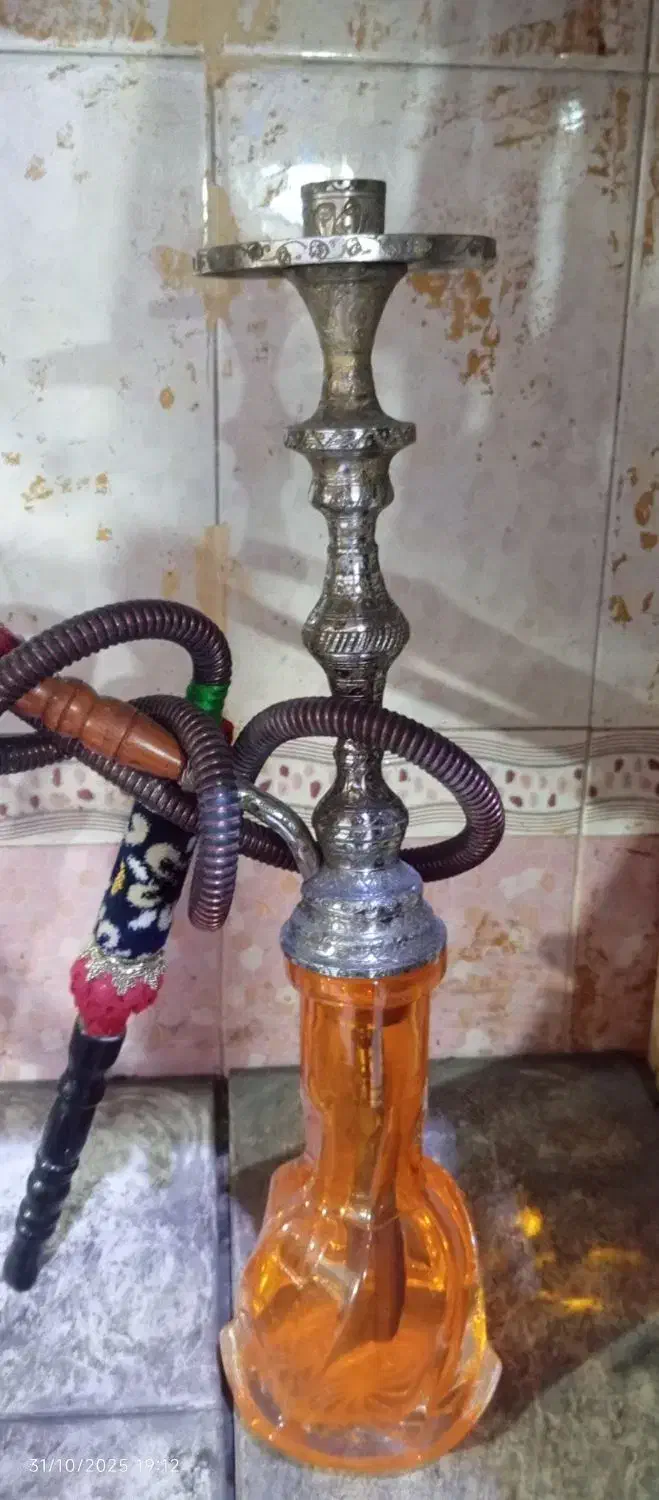 قلیان حاج اوغلی اصل قدیمی|کلکسیون اشیاء عتیقه|ری, سیزده آبان|دیوار