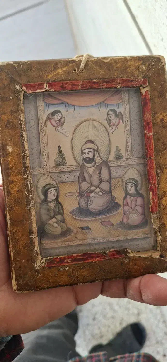 شمایل قدیمی|کلکسیون اشیاء عتیقه|تهران, باغ خزانه|دیوار