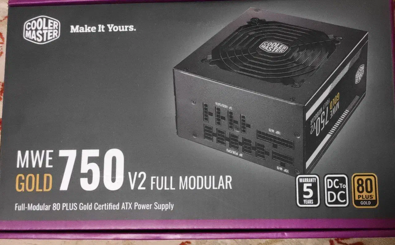 پاور Cooler master 750w v2 full modular 80+ gold|قطعات و لوازم جانبی رایانه|فریدون‌کنار, |دیوار